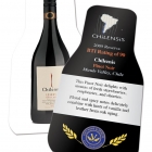 Bottle-Shaped Tasting Cards