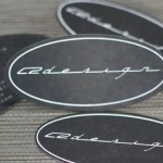 Creative Graphic Design, Custom Die Cut, Business Cards (Shaped)