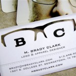 Creative Graphic Design, Custom Die Cut, Business Cards (Shaped)