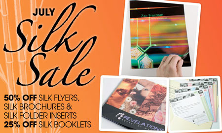 The Summer Silk Sale - July's Offer of the Month!