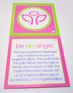 Angels for Allison - Hang Tags - Bifold with a QR Code