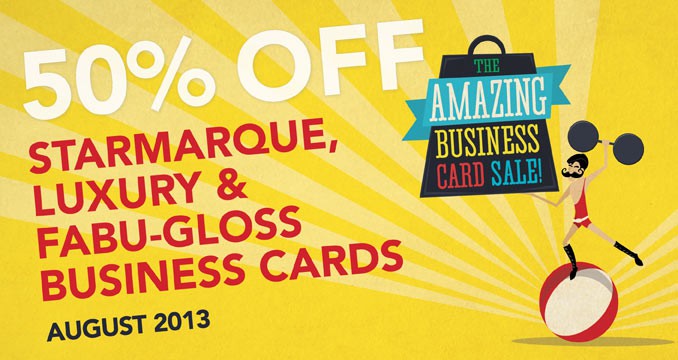 The Amazing Business Card Sale