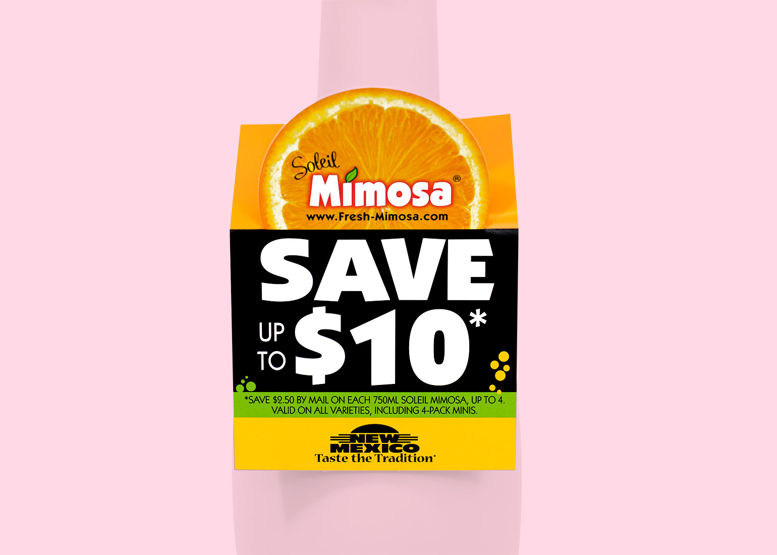 Soleil Mimosa Bottle Neckers