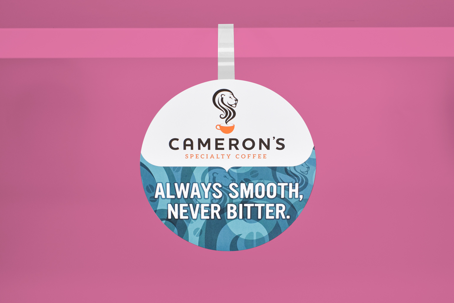 Cameron’s Coffee  Shelf Wobblers