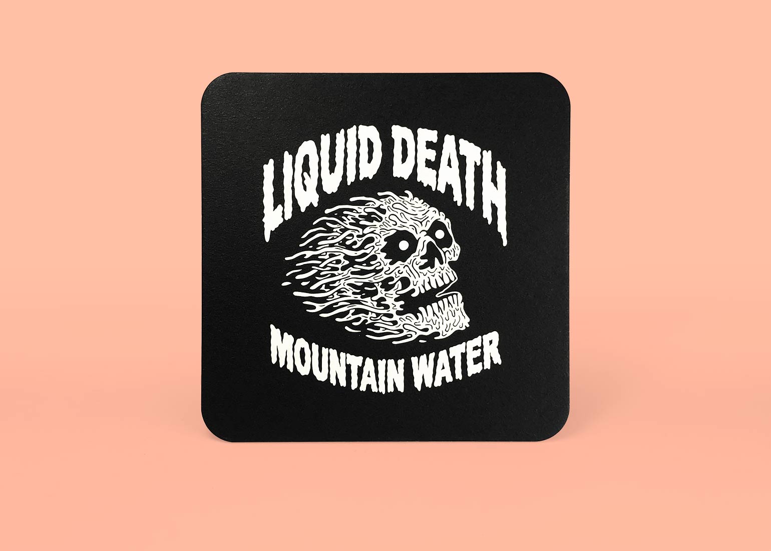 Liquid Death Coasters
