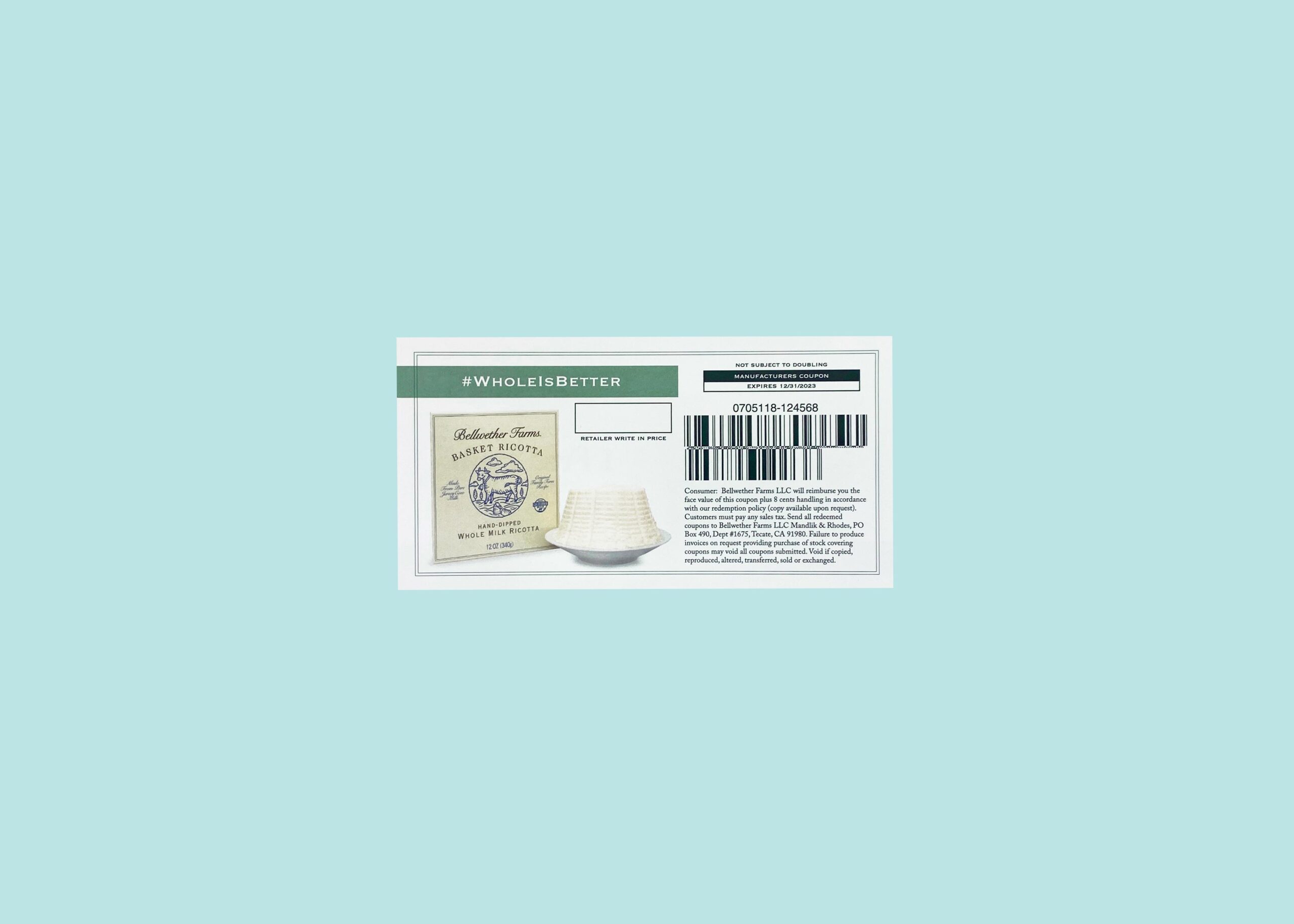 Bellwether Farms Loose-Leaf Coupons