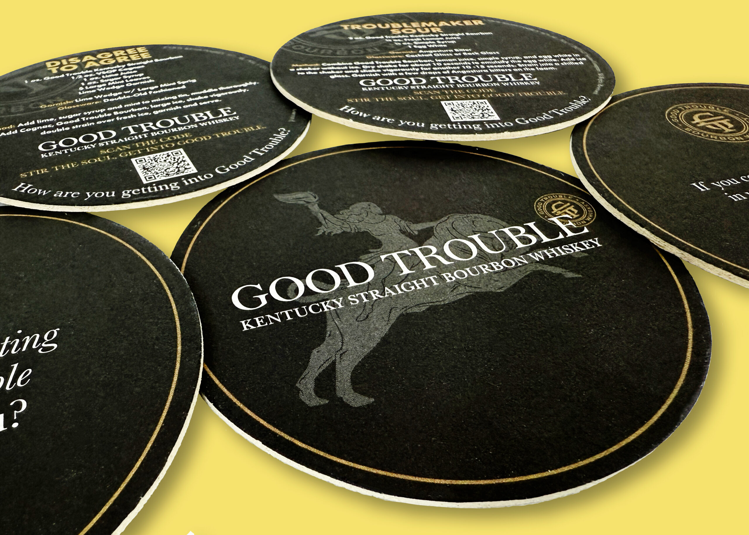 Good Trouble Spirits  Coasters