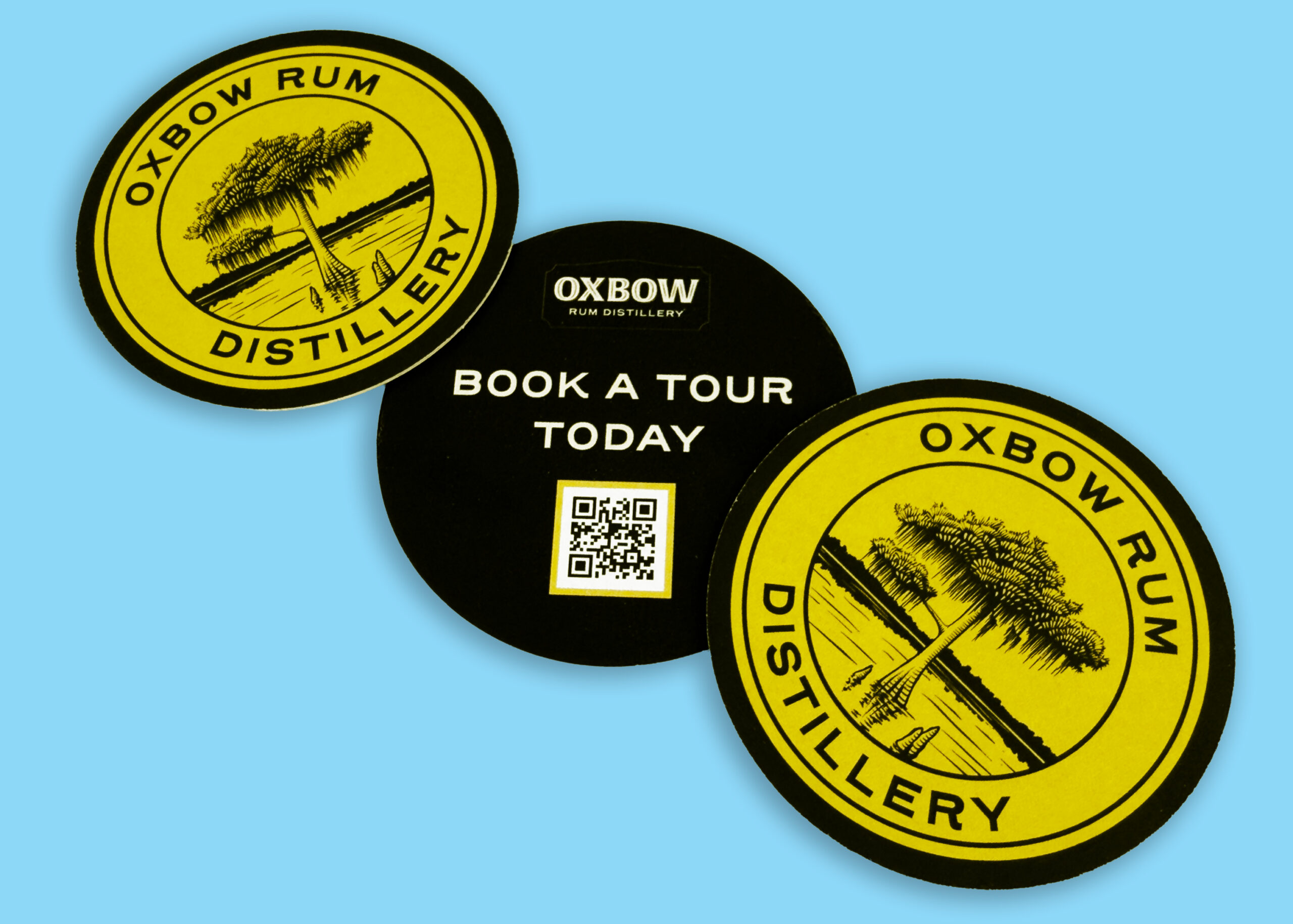 Oxbow Distillery Coasters